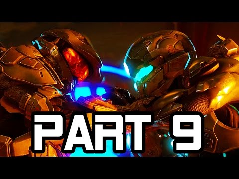 Halo 5 Gameplay Walkthrough Part 9 - MASTER CHIEF VS LOCKE - Mission 6!! (Halo 5 Guardians Gameplay)