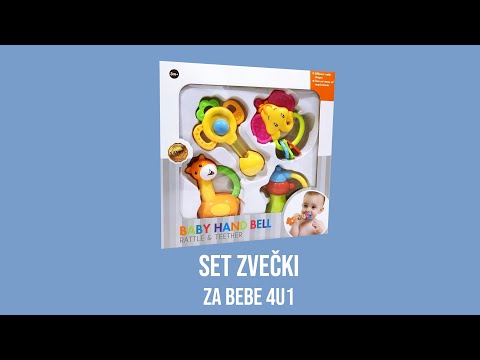 Set zvečki za bebe - Zvečke u setu 4u1