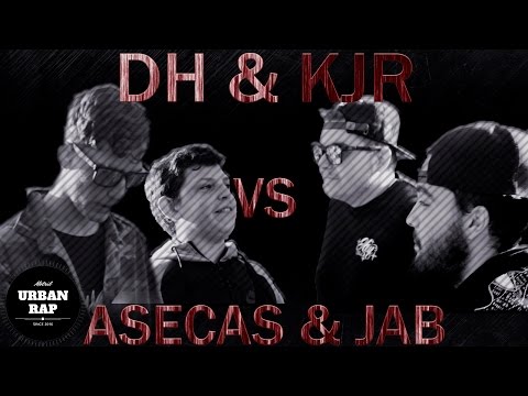 DH y KJR vs Asecas y Jab  — Rap Bros Battle — Cuartos
