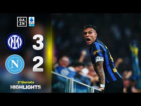 PAZZA INTER, CHIVU la RIPRENDE con la THULA: Inter-Napoli 3-2 | Serie A Enilive | DAZN Highlights