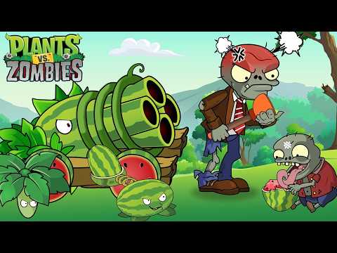 Pvz Funny Moment - Basic Zombie & Imp Zombies vs Melon-pult Heroes - Who will win???