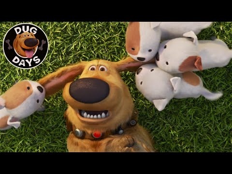 Dug Days S01E02 Puppies | Disney Pixar | TV Series Episode Review