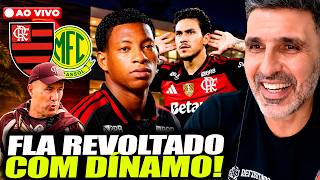 PRÉ-JOGO FLAMENGO X MIRASSOL AO VIVO! FLA INDIGNADO COM POSTURA DO DÍNAMO MOSCOU EM RELAÇÃO AO PLATA