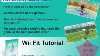 Wii Fit Tutorial and Secret -  Learn how to unlock all the games and exercises