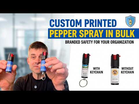 Custom Printed Pepper Spray for Safety Campaigns