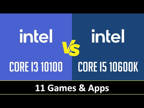 CORE I3 10100 vs CORE I5 10600K - Apps & Gaming (RTX 3090)