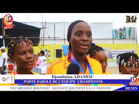 OLYMPIADES BOUNTOU,  MATANTI SOUTIENT LA 11ᵉ ÉDITION