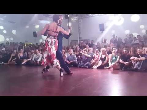  Fabian Peralta  and  Josefina Bermudez Avila  are  dancing  to  "  Te Aconsejo Que Me Olvides  "  by  Aníbal Troilo  at  Łódź Tango Salon Festival  in  2016