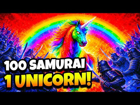 Can 100 Samurais Beat 1 Unicorn?