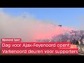 Duizenden supporters en vuurwerk op laatste training Feyenoord richting Klassieker