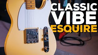 Video thumbnail for CLASSIC VIBE ESQUIRE! Squier Classic Vibe FSR Esquire (Demo) by Jackson Brooksby