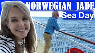 Canada & New England Cruise: Sea Day | Norwegian Jade Day 2 Vlog | Interior Cabin 10647 Review