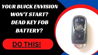 How to Start a Buick Envision with a Dead Key Fob Battery (2017-2020) #BuickEnvisionkeyfob #Buick