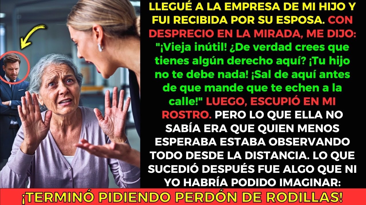 Mi Nuera Me INSULTÓ En La Empresa, Pero Alguien Lo Vio Todo - Nunca Imaginé Cuando...