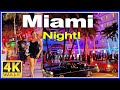 4K VIDEO WALK Ocean Drive SOUTH BEACH Miami Beach 4K Florida USA