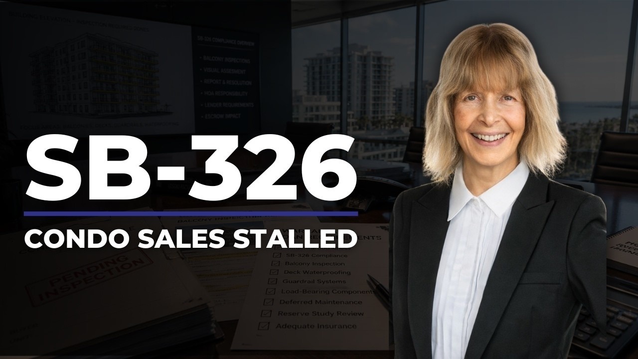 Why Is California's SB-326 Balcony Law Stalling Condo Sales?