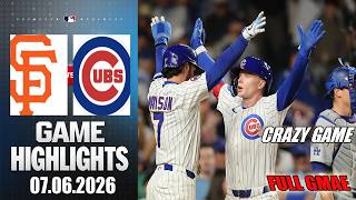 Chicago Cubs Vs. San Francisco Giants | FULL GAME Highlights | 07.06.2026 | MLB Season 2026
