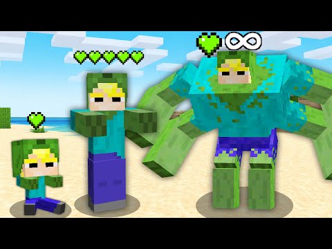 Chicken Evolution Zombie Level 1 to Level 1000 in Minecraft!