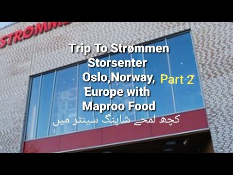 Trip To Strømmen storsenter in Oslo,Norway,Europe