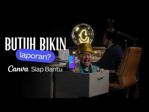 Bikin laporan jadi praktis, tinggal NyatAIn di Canva. Bye-bye ide buntu 👋🏻