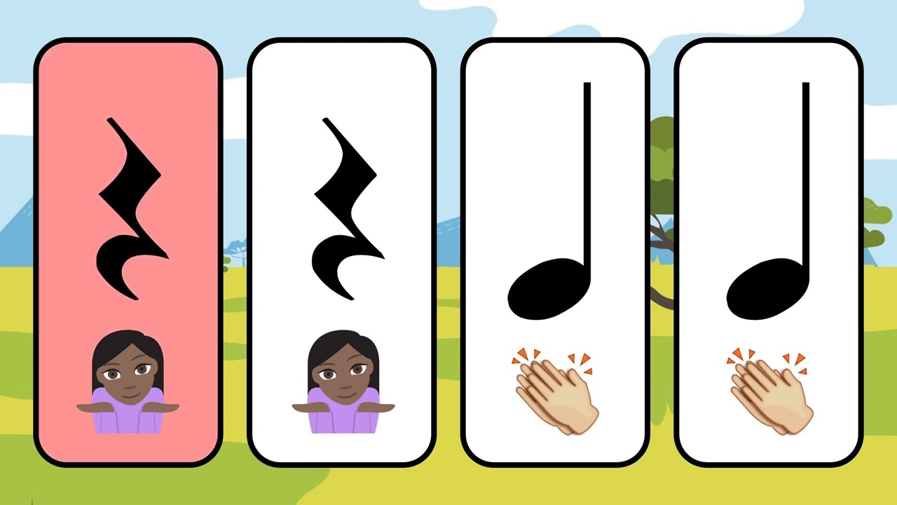 Safari Rhythm | Speak clap & count | Shh Shh Ta Ta | Level 1