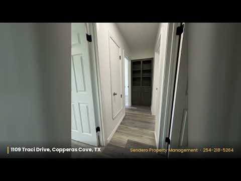 Remodeled 3-bedroom, 2-bath home in Copperas Cove with a 2-car garage property video