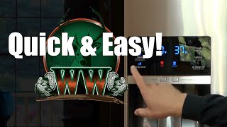 How to Replace Water Filter on Samsung French Door Refrigerator