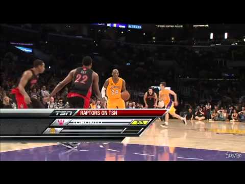 Kobe Bryant 41 PTS & 12 AST vs Toronto Raptors - Highlights 08/03/2013