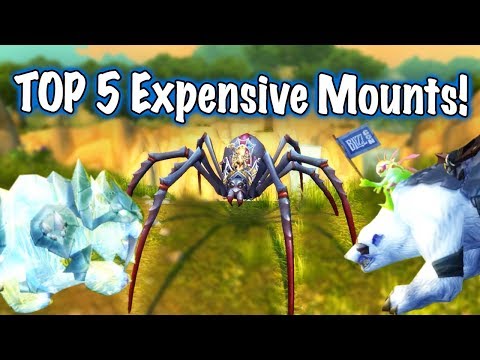 TOP 5 EXPENSIVE MOUNTS (World of Warcraft)