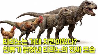 티라노의 진짜 모습을 밝혀낸 과학자들! 티라노가 사실은 거대한 닭이었다고?