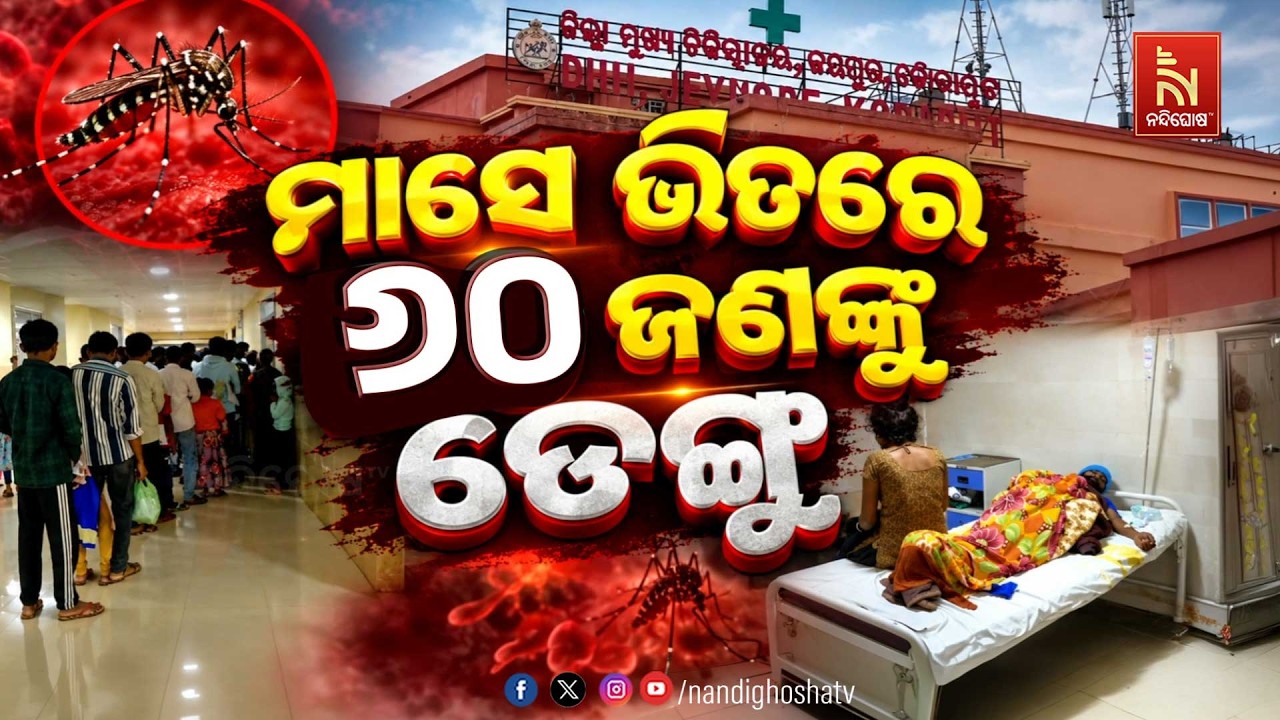 🔴Live |  ମାସେ ଭିତରେ ୬୦ ଜଣଙ୍କୁ ଡେଙ୍ଗୁ | NandighoshaTV