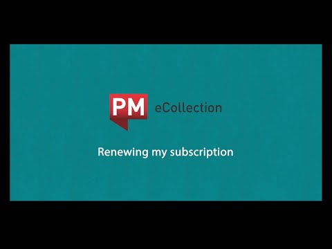 Pm Ecollection Renewing My Subscription