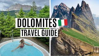 DOLOMITES: TOP PLACES TO SEE | Travel Guide | Hikes, food, prices | Seceda | Ita