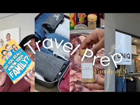 Packing for 5 almost broke me | The before the trip no one shows you | Clothes, Food & Games