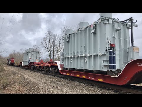 Rare Train, Over Size Loads, Giant Transformers, Special Train Move, Short Line Railroad Action Pt 2