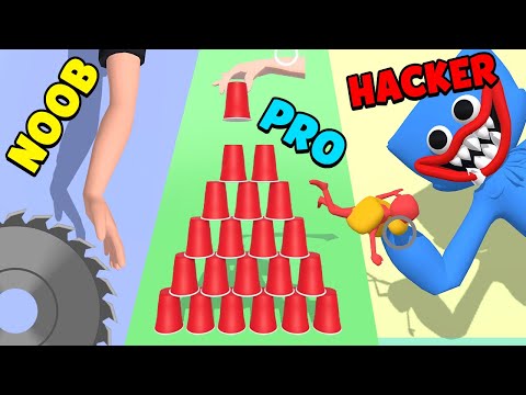 NOOB vs PRO vs HACKER - Arm Simulator - YouTube