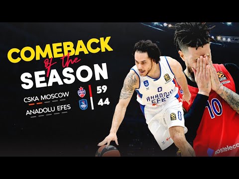 Larkin Led Efes Erase 15-Point Deficit In Moscow