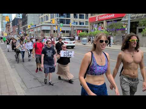 Pro Freedom Rally, Toronto Canada, Saturday September 11th 2021