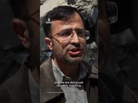 Iran’s top university hit in US-Israeli strikes | AJ #shorts