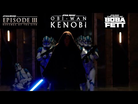 Order 66 at Jedi Temple: Extended Cut with ROTS / Obi Wan Kenobi / Book of Boba Fett