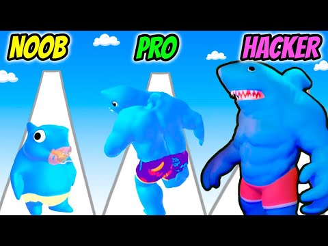 NOOB contro PRO contro HACKER in Angry Shark