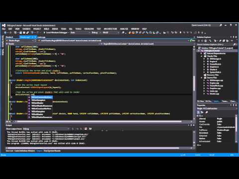 C++ DirectX11 Tutorial 3 - Shader Part 1/2