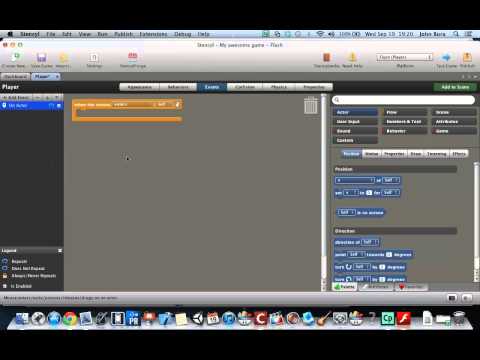 Stencyl Tutorials | Adding actors to a scene