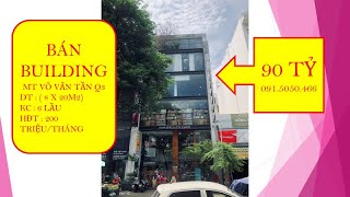 BÁN BUILDING MT VÕ VĂN TẦN  - QUẬN 3