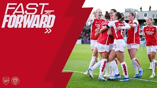 FAST FORWARD | Arsenal vs Manchester City (2-1) | WSL | The goals, reactions, celebrations &amp; more
