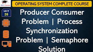 L26: Producer Consumer Problem | Process Synchronization Problem | Semaphore Solution | OS Lectures