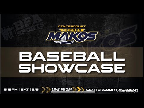 WINTER SHOWCASE - CENTERCOURT ACADEMY BASEBALL - SAT MAR 5TH