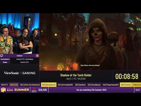 Shadow of the Tomb Raider [Any%] by Cadarev - #ESASummer22