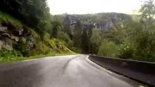 preview picture of video 'Driving Motorcycle in Norway 2014'