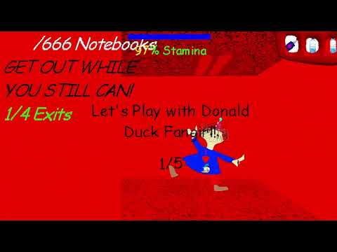 Donald Duck's Basics 85 Years Birthday Bash - Baldi's Basics Birthday Bash Mod
